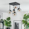 Koyoto Taklampa, kullampa Krom, Klart, Rökfärger, 5-ljuskällor