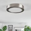Omaro Taklampa, Panel LED Nickel matt, 1-ljuskällor, Färgväxlare