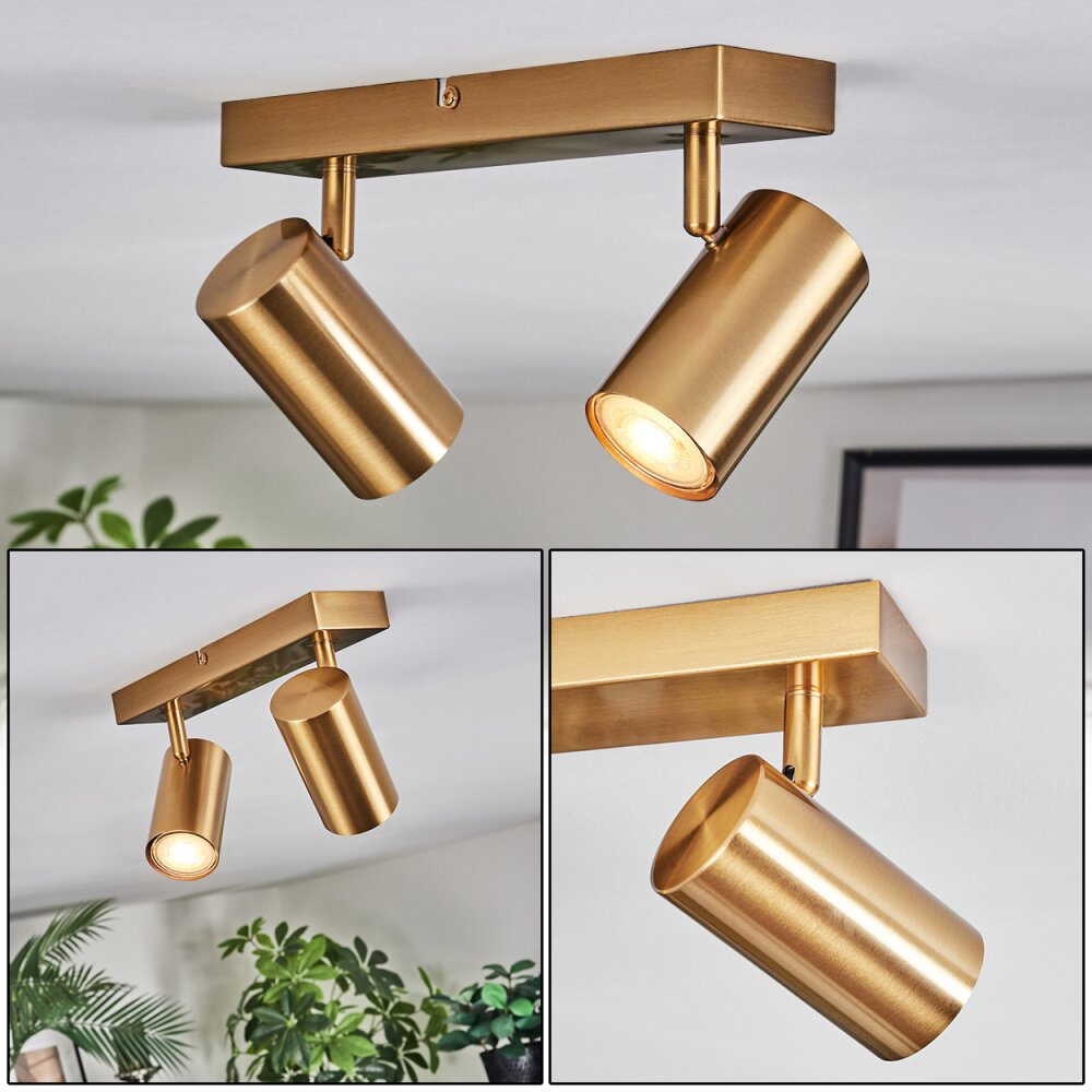 Javel Taklampa, Takstrålkastare Guld, 2-ljuskällor main product photo