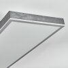 Salmi Taklampa, Panel LED Grått, Silver, 1-ljuskällor, Fjärrkontroll