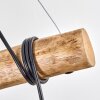 Koyoto Pendellampa, kullampa, Pendelbelysning Naturfärger, Svart, 5-ljuskällor