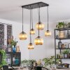 Koyoto Pendellampa, kullampa, Pendelbelysning Amber, 6-ljuskällor
