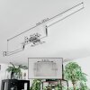 Orina Taklampa LED Silver, 1-ljuskällor
