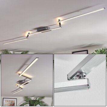 Orina Taklampa LED Silver, 1-ljuskällor