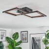 Binor Taklampa LED Naturfärger, Svart, 1-ljuskällor