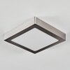 Omaro Taklampa, Panel LED Nickel matt, 1-ljuskällor, Färgväxlare