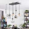 Koyoto Pendellampa, kullampa, Pendelbelysning Amber, Klart, Rökfärger, 6-ljuskällor