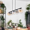 Gastor Pendellampa, kullampa, Pendelbelysning Amber, Klart, Rökfärger, 5-ljuskällor