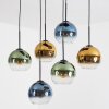 Koyoto Pendellampa, kullampa, Pendelbelysning Blå, Guld, Grön, Klart, 6-ljuskällor