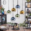 Koyoto Pendellampa, kullampa, Pendelbelysning Blå, Guld, Grön, Klart, 6-ljuskällor