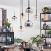 Koyoto Pendellampa, kullampa, Pendelbelysning Amber, Klart, Rökfärger, 6-ljuskällor