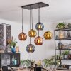 Koyoto Pendellampa, kullampa, Pendelbelysning Blå, Guld, Kopparfärg, 6-ljuskällor