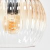Koyoto Taklampa, kullampa Amber, Klart, 8-ljuskällor