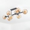 Ripoll Taklampa, kullampa Amber, 8-ljuskällor