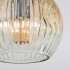 Ripoll Taklampa, kullampa Amber, Klart, Rökfärger, 5-ljuskällor