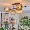 Ripoll Taklampa, kullampa Amber, Klart, Rökfärger, 5-ljuskällor