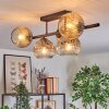 Ripoll Taklampa, kullampa Amber, Klart, Rökfärger, 5-ljuskällor