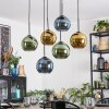 Koyoto Pendellampa, kullampa, Pendelbelysning Blå, Guld, Grön, 6-ljuskällor