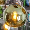 Koyoto Pendellampa, kullampa, Pendelbelysning Blå, Guld, Grön, 6-ljuskällor