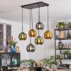 Koyoto Pendellampa, kullampa, Pendelbelysning Blå, Guld, Grön, 6-ljuskällor