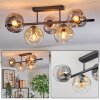 Ripoll Taklampa, kullampa Amber, Klart, Rökfärger, 5-ljuskällor