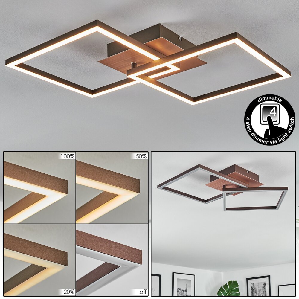 Brina Taklampa LED Brun, 1-ljuskällor main product photo