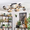 Koyoto Taklampa, kullampa Guld, Svart, 10-ljuskällor