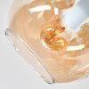 Koyoto Taklampa, kullampa Guld, Svart, 10-ljuskällor