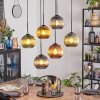 Koyoto Pendellampa, kullampa, Pendelbelysning Blå, Guld, Grön, Kopparfärg, 6-ljuskällor