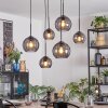 Koyoto Pendellampa, kullampa, Pendelbelysning Rökfärger, 6-ljuskällor