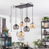 Koyoto Pendellampa, kullampa, Pendelbelysning Amber, Rökfärger, 6-ljuskällor