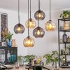Koyoto Pendellampa, kullampa, Pendelbelysning Amber, Rökfärger, 6-ljuskällor