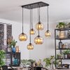 Koyoto Pendellampa, kullampa, Pendelbelysning Amber, 6-ljuskällor