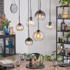 Koyoto Pendellampa, kullampa, Pendelbelysning Amber, Klart, Rökfärger, 6-ljuskällor