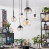 Koyoto Pendellampa, kullampa, Pendelbelysning Amber, Klart, Rökfärger, 6-ljuskällor