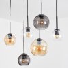 Koyoto Pendellampa, kullampa, Pendelbelysning Amber, Klart, Rökfärger, 6-ljuskällor