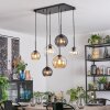 Koyoto Pendellampa, kullampa, Pendelbelysning Amber, Klart, Rökfärger, 6-ljuskällor