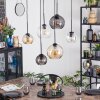 Koyoto Pendellampa, kullampa, Pendelbelysning Amber, Klart, Rökfärger, 6-ljuskällor