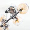 Koyoto Taklampa, kullampa Amber, Klart, Rökfärger, 8-ljuskällor