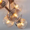 Koyoto Taklampa, kullampa Amber, Klart, Rökfärger, 8-ljuskällor