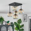 Ripoll Taklampa, kullampa Amber, Klart, 5-ljuskällor