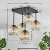 Ripoll Taklampa, kullampa Amber, Klart, 5-ljuskällor
