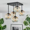 Ripoll Taklampa, kullampa Amber, Klart, 5-ljuskällor