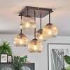 Ripoll Taklampa, kullampa Amber, Klart, Rökfärger, 5-ljuskällor
