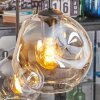 Ripoll Pendellampa, kullampa, Pendelbelysning Amber, Klart, Rökfärger, 6-ljuskällor