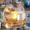 Ripoll Pendellampa, kullampa, Pendelbelysning Amber, Klart, Rökfärger, 6-ljuskällor