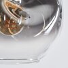 Ripoll Pendellampa, kullampa, Pendelbelysning Amber, Klart, Rökfärger, 6-ljuskällor
