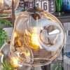 Ripoll Pendellampa, kullampa, Pendelbelysning Amber, Klart, Rökfärger, 6-ljuskällor