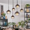 Koyoto Pendellampa, kullampa, Pendelbelysning Klart, Rökfärger, 6-ljuskällor