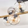 Koyoto Taklampa, kullampa Guld, Svart, 10-ljuskällor
